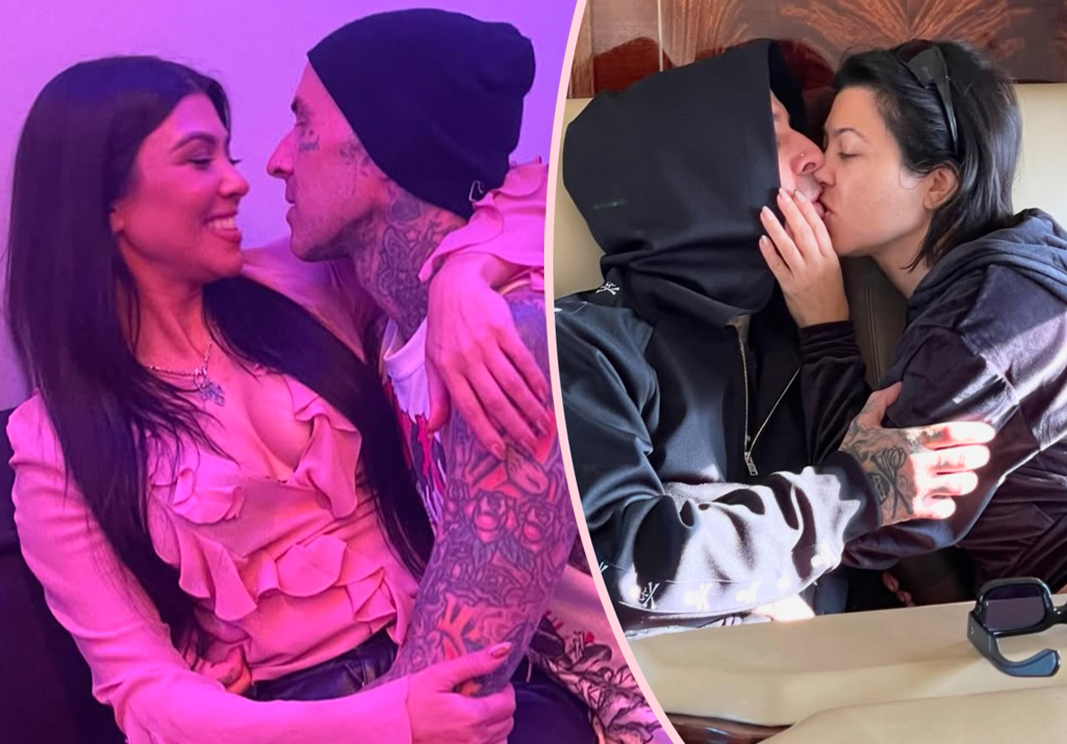 Kourtney Kardashian throws birthday dinner for Travis Barker