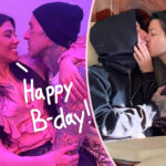 Kourtney Kardashian Throws Travis Barker Romantic Candle-Lit Dinner For 50th Birthday! Look!