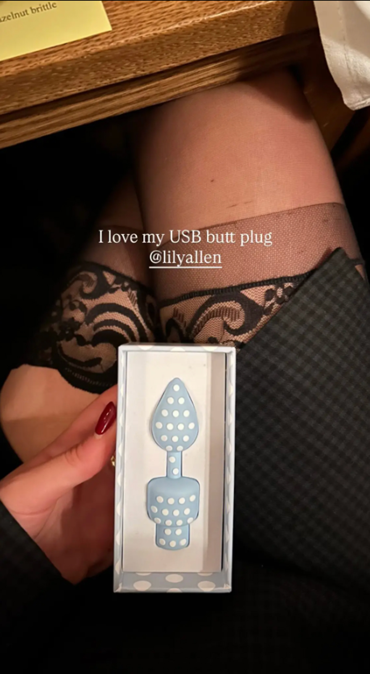 Lily Allen Gives Partygoers Her Album... On A Butt Plug! Why That's A Jab At David Harbour!