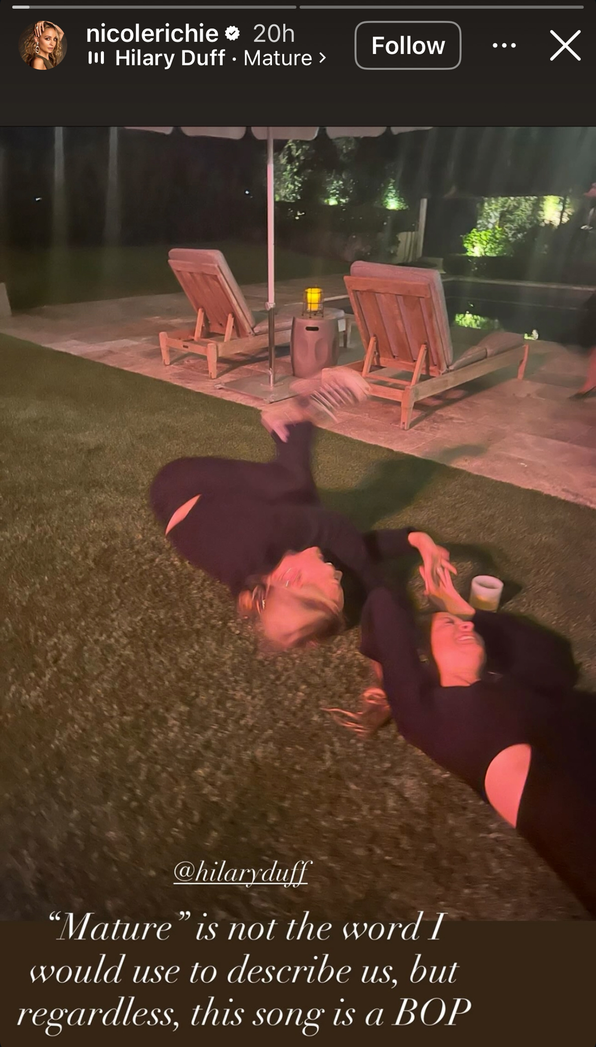 Nicole Richie Reacts To Hilary Duff’s New Song -- Reportedly About Her Sketchy Age Gap With Joel Madden