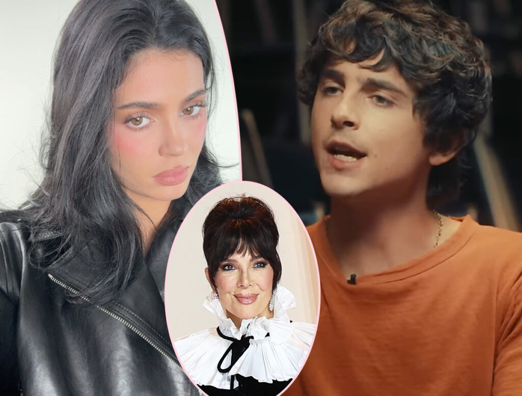 'Trouble In Paradise' For Timothée Chalamet & Kylie Jenner After He's MIA At Kris Jenner's Party