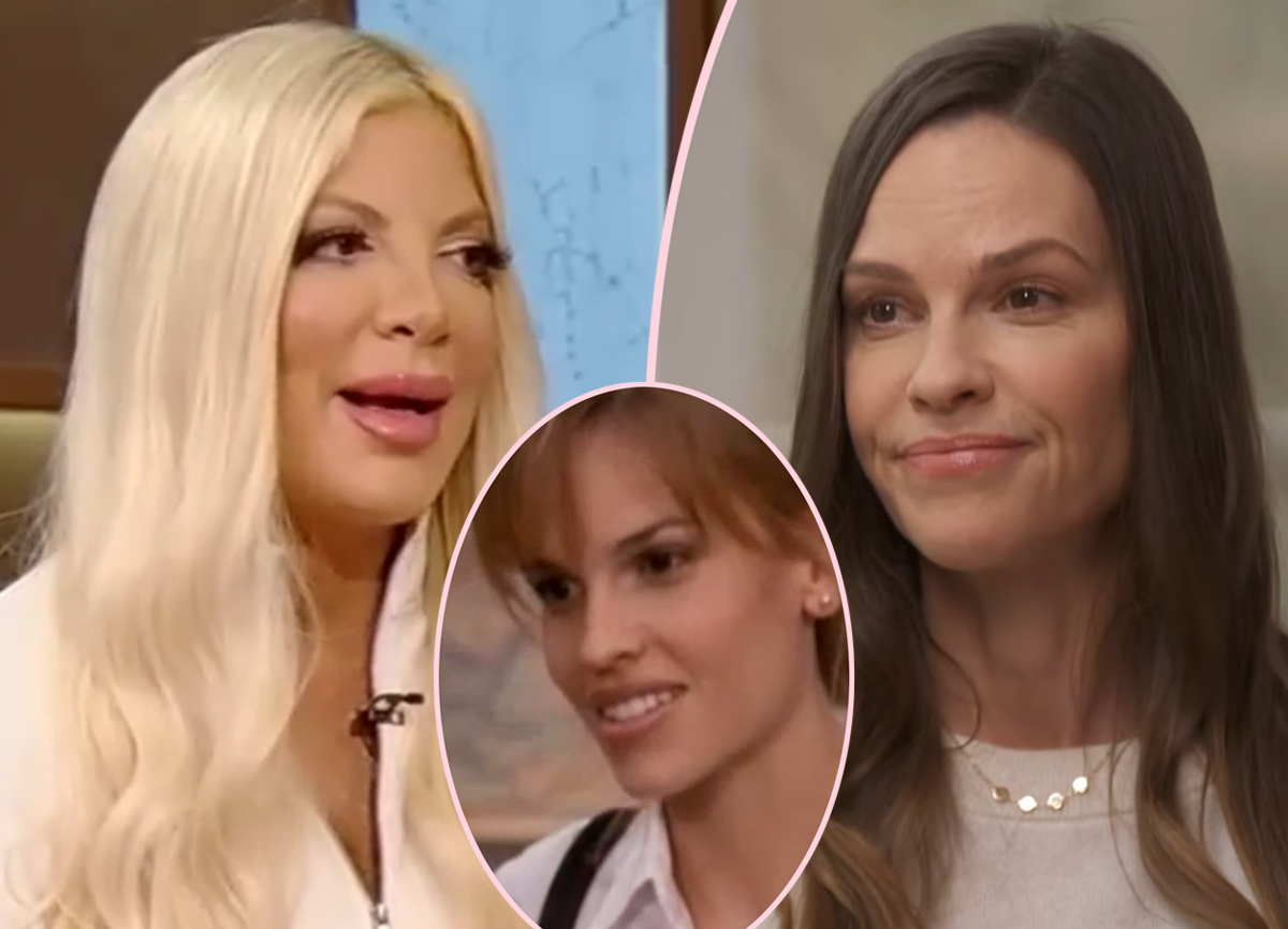Tori Spelling Theorizes Why Hilary Swank Was Fired From…