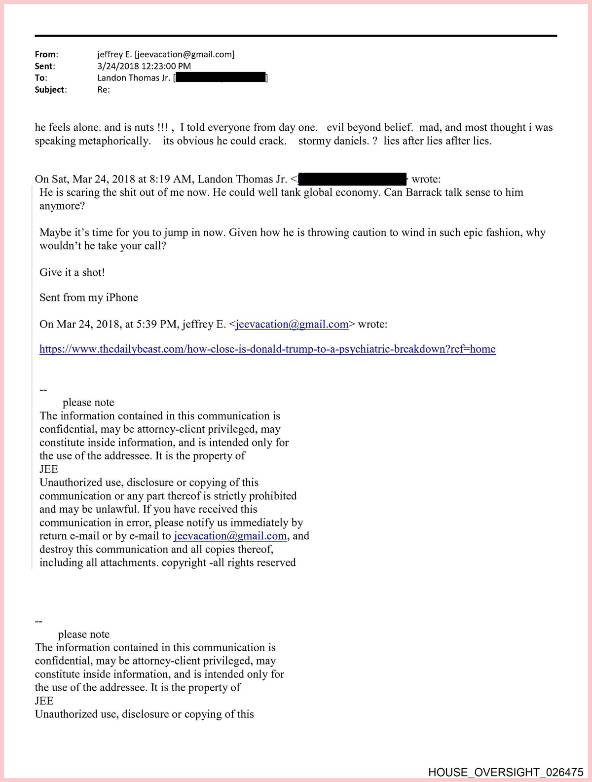 Trump Epstein emails 10 evil 2017