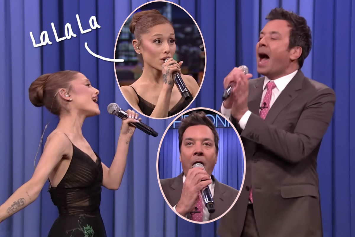 Ha!! Ariana Grande & Jimmy Fallon’s Duets Are A MUST WATCH!