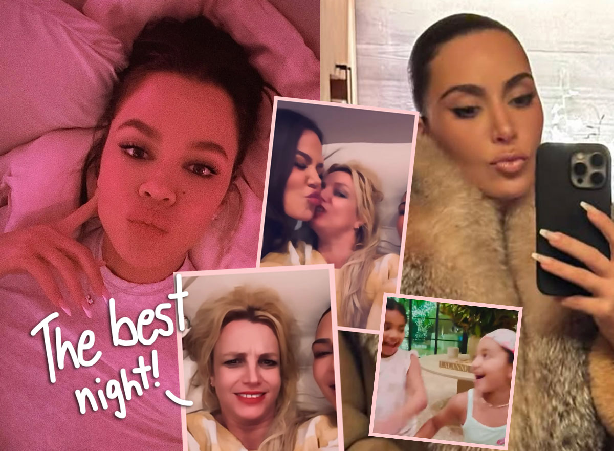 Inside Britney Spears’ ‘Warm, Beautiful’ Sleepover With Kim & Khloé Kardashian! All The Details!