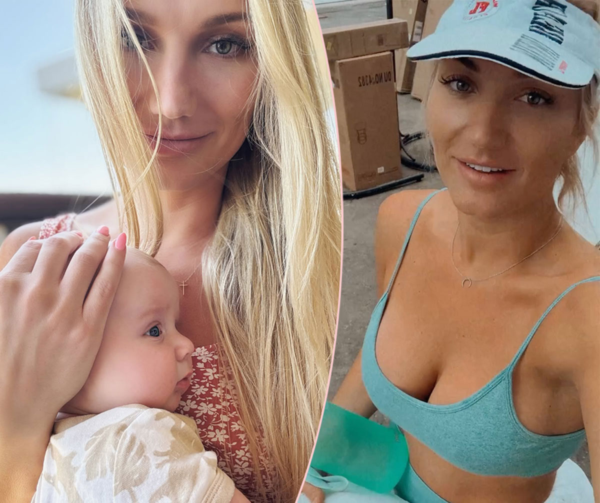 Brooke Hogan Proudly Shows Off 'Twin Tummy Skin' In Bikini…