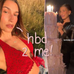 Hailey Bieber Celebrates 29th Birthday Early With Rhode-Themed Dinner Party -- See The Pics!