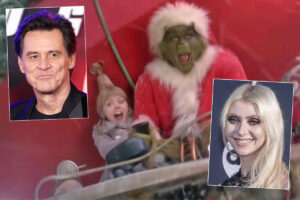 Jim Carrey & Taylor Momsen Reunite 25 Years After The Grinch! Hear Her