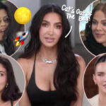 Kim Kardashian's Conspiracy Theory! Now We Know Which Sister Convinced Her The Moon Landing Is Fake!