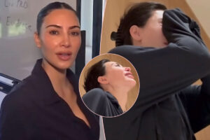Kim Kardashian Breaks Down In Tears In Emotional Video From Weeks