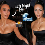 Khloé Kardashian Calls Out 'Freak' Kim Kardashian For Modeling In The Ocean AT NIGHT: 'Are You Well?'