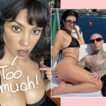 Travis Barker Accused Of Being 'Controlling' After 'Forcing' Kourtney Kardashian To Run In 5K!
