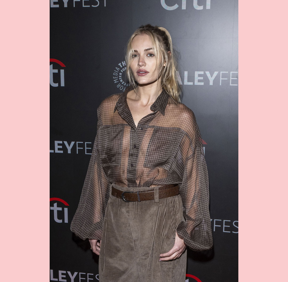 Michelle Randolph red carpet