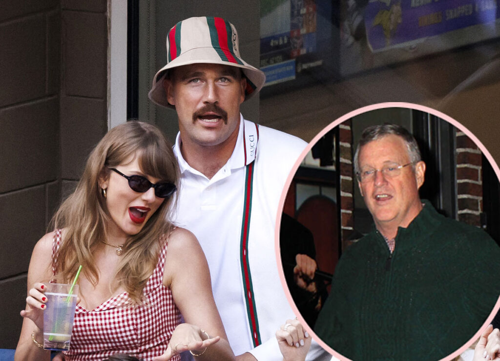 Taylor Swift & Travis Kelce Spotted Hanging With Her Dad Scott At Trav's Kansas City Steakhouse!