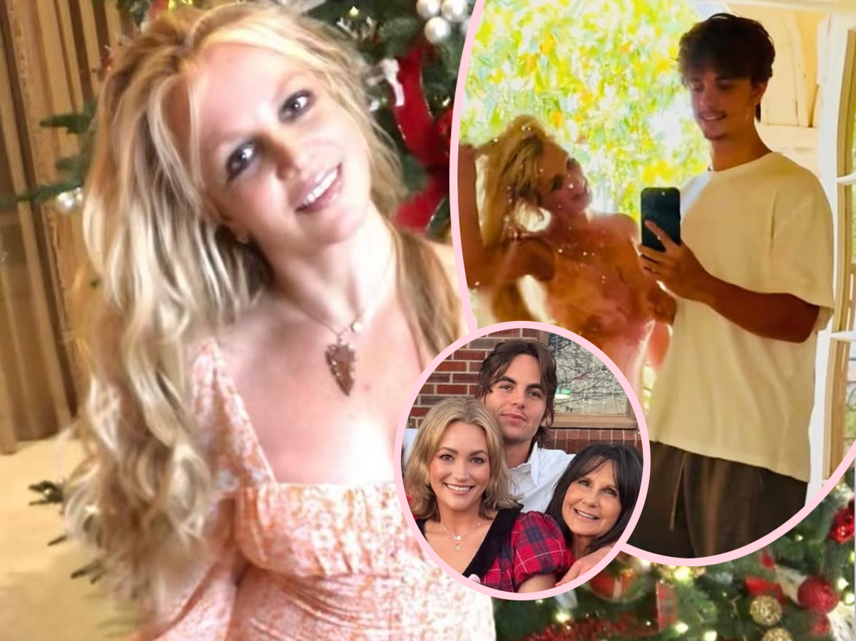 Britney Spears Celebrates Christmas With One Of Her Sons -- While The Other Spends It With Her Mom Lynne & Sister Jamie Lynn!
