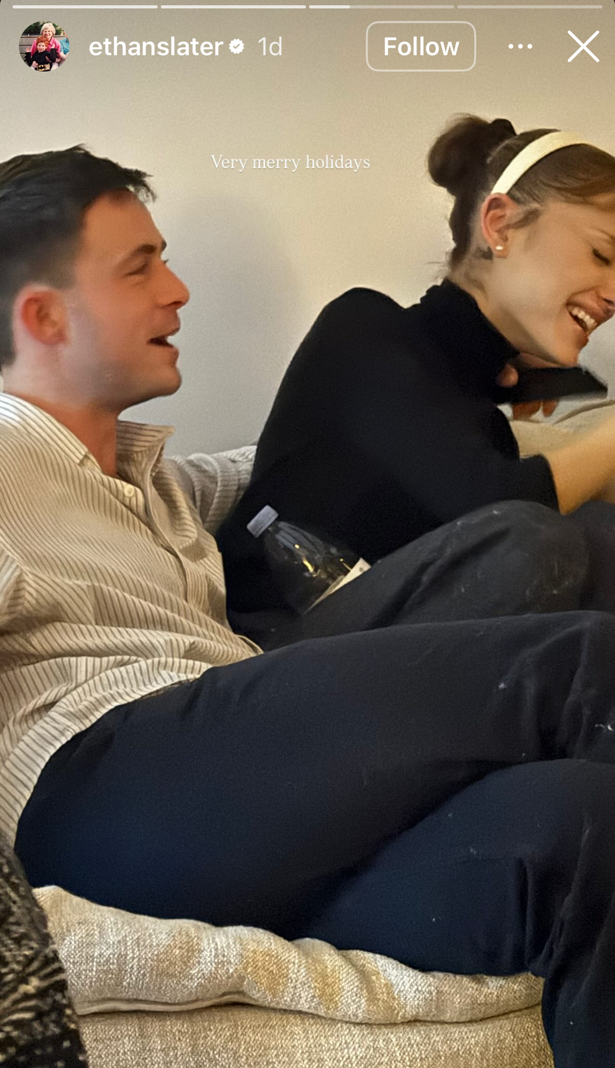 Ethan Slater Shares Rare Photos Of Ariana Grande After Split Rumors! 