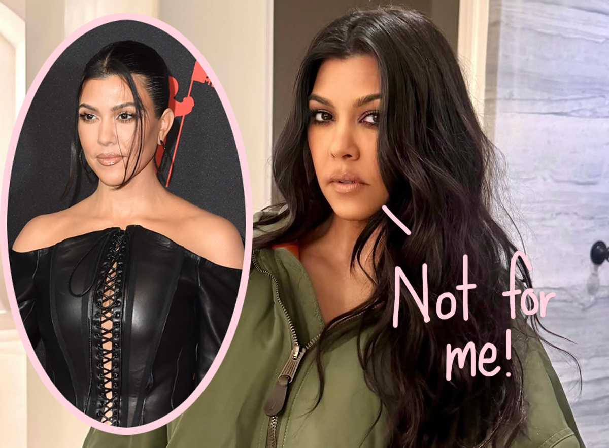 Kourtney Kardashian Breaks Up With Botox – And The Reason Why Is HIGHly, HIGHly Unusual!