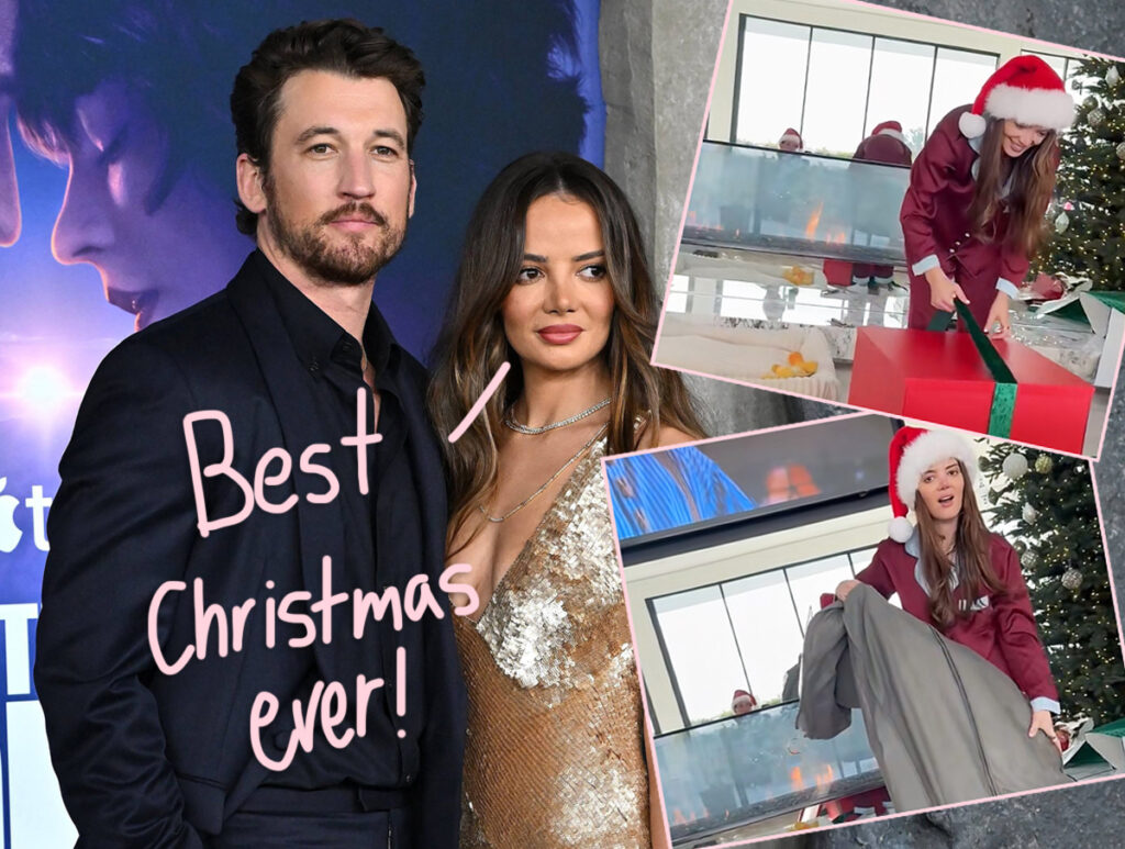 OMG! Miles Teller Gave Wife Keleigh The BEST Christmas Gift Months After She Lost Her Wedding Dress In LA Wildfires!