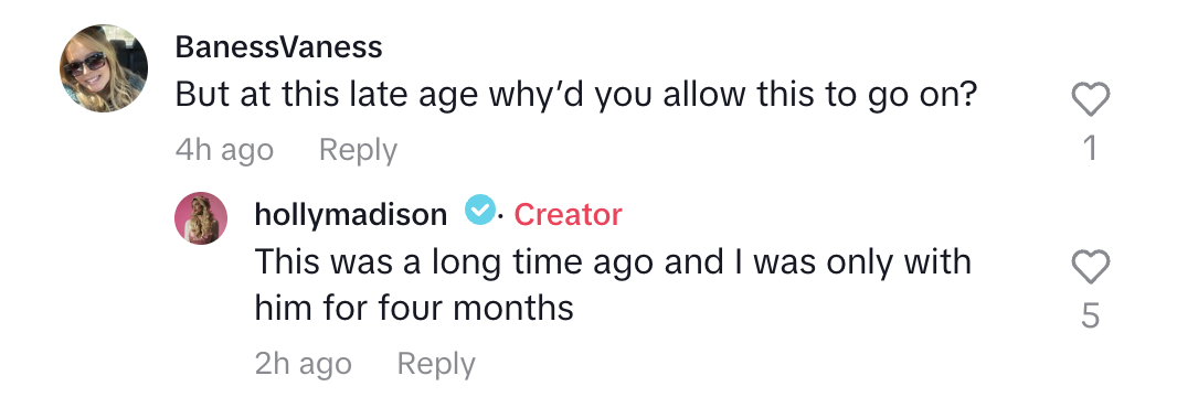 Holly Madison comments about boyfriend from hell