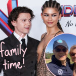 Zendaya & Tom Holland Enjoy Holiday Night Out With His Family! Check Out The Adorable Photo!