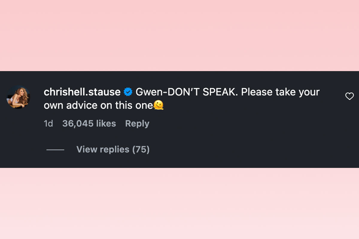 Chrishell Stause slams Gwen Stefani