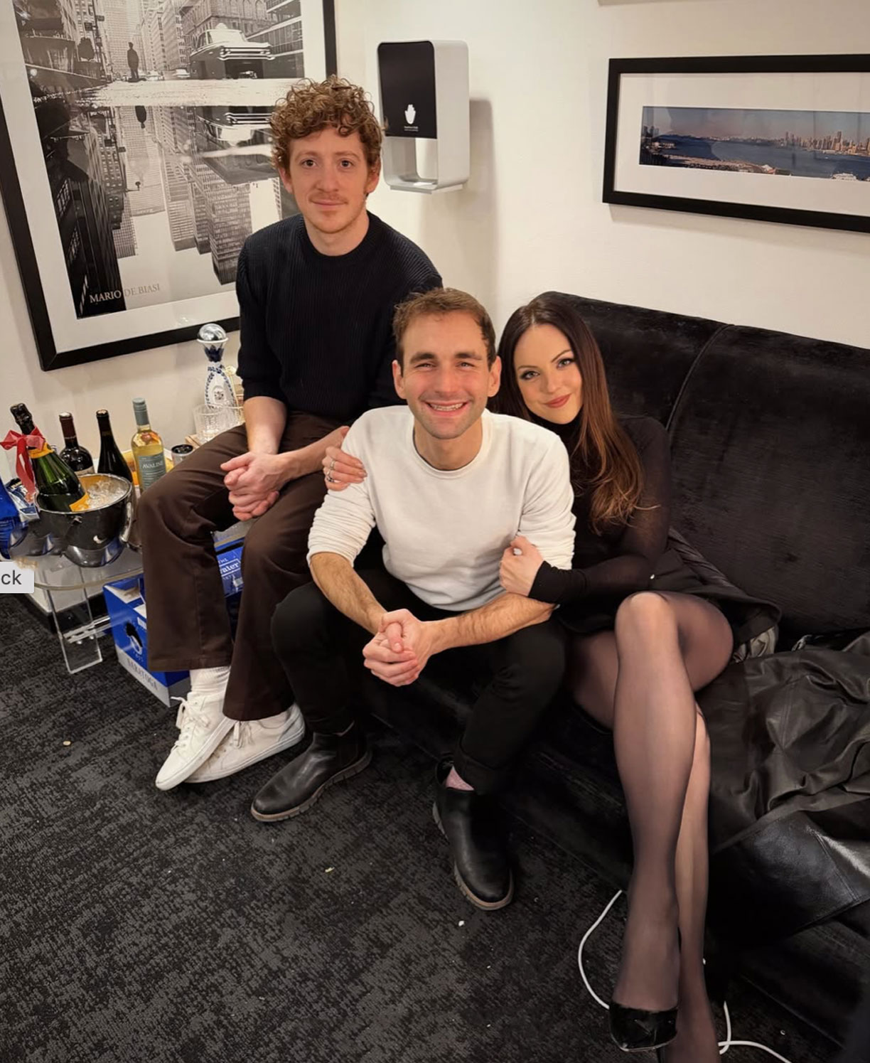 Ethan Slater snl liz gillies Ariana grande