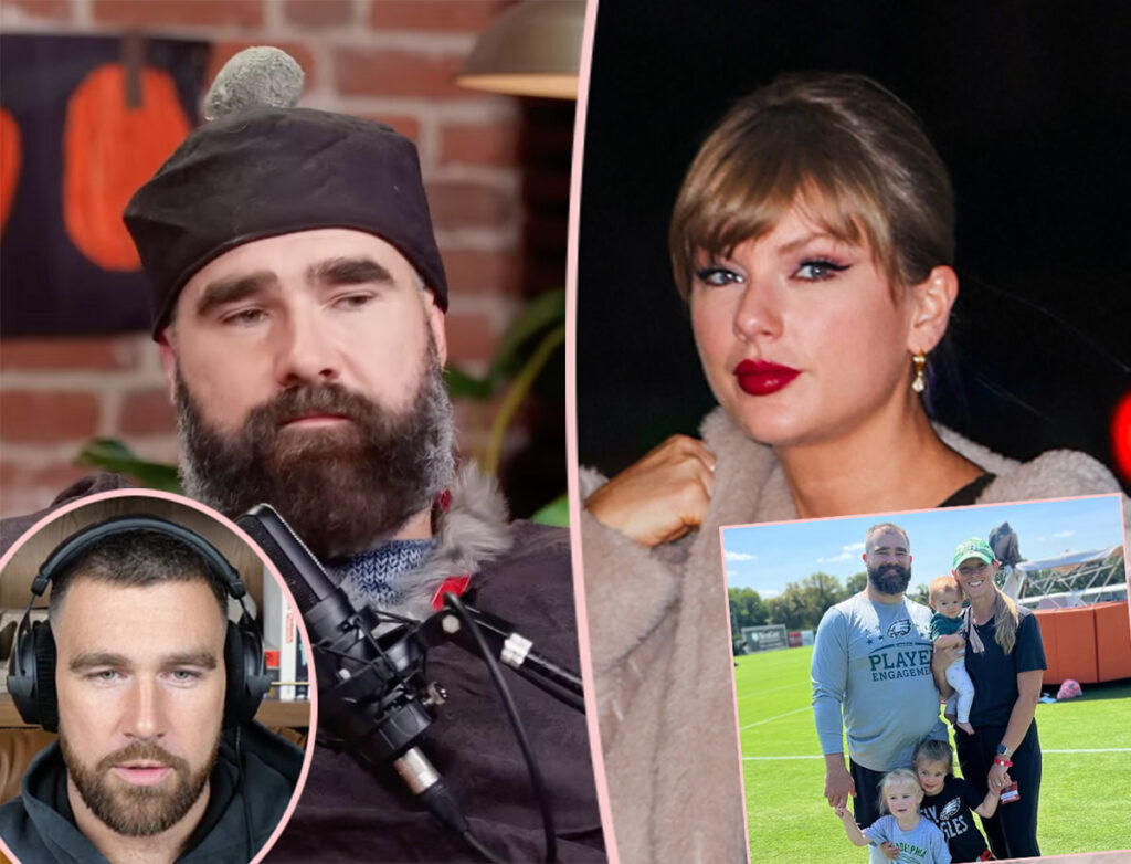 Jason Kelce Admits The Fame That Comes With Taylor Swift Is Becoming 'Harder' To Deal With -- For Whole Family!