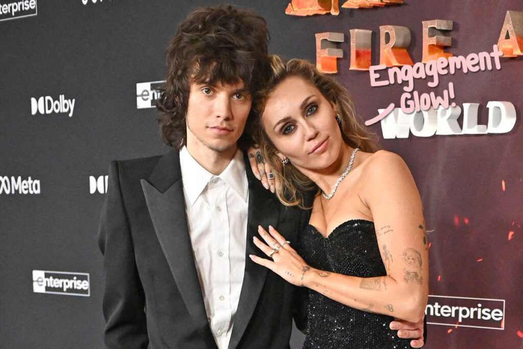Miley Cyrus Has Literally Never Looked Happier! See The New Engagement Pics Max Morando's Dad Just Shared!