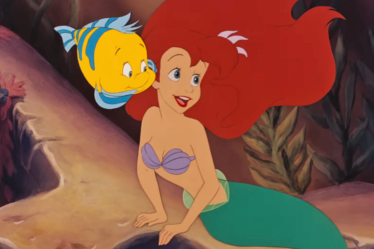 Ariel The Little Mermaid based on Alyssa Milano