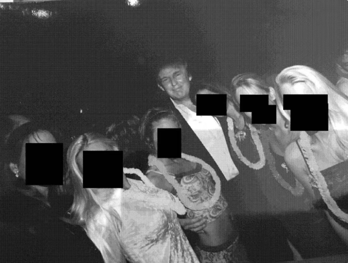 Donald Trump With A Jeffrey Epstein Survivor & His ‘HUGE’ Condom, Bill Clinton, & MORE Exposed In New Photo Dump!