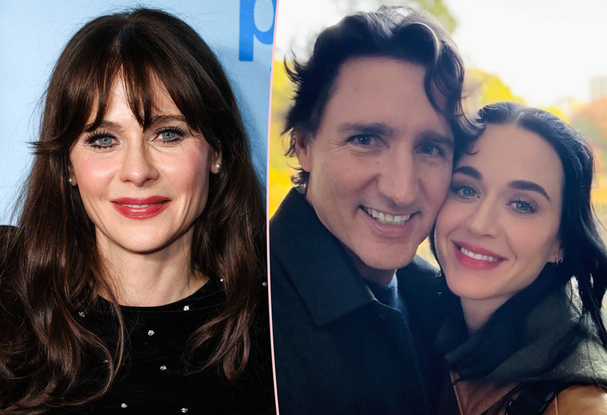 Zooey Deschanel Reacts To Pal Katy Perry’s Romance With Justin Trudeau