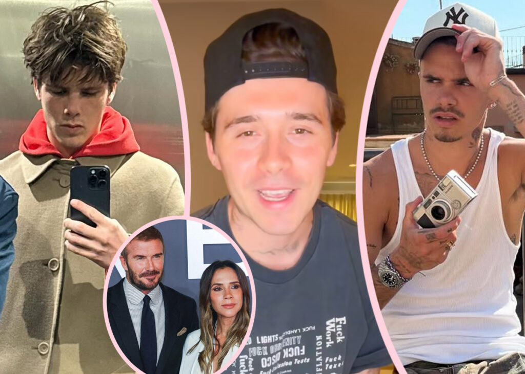 Cruz & Romeo Beckham Call Out Brother Brooklyn For ‘Hating’ On Family Amid Nasty Feud!