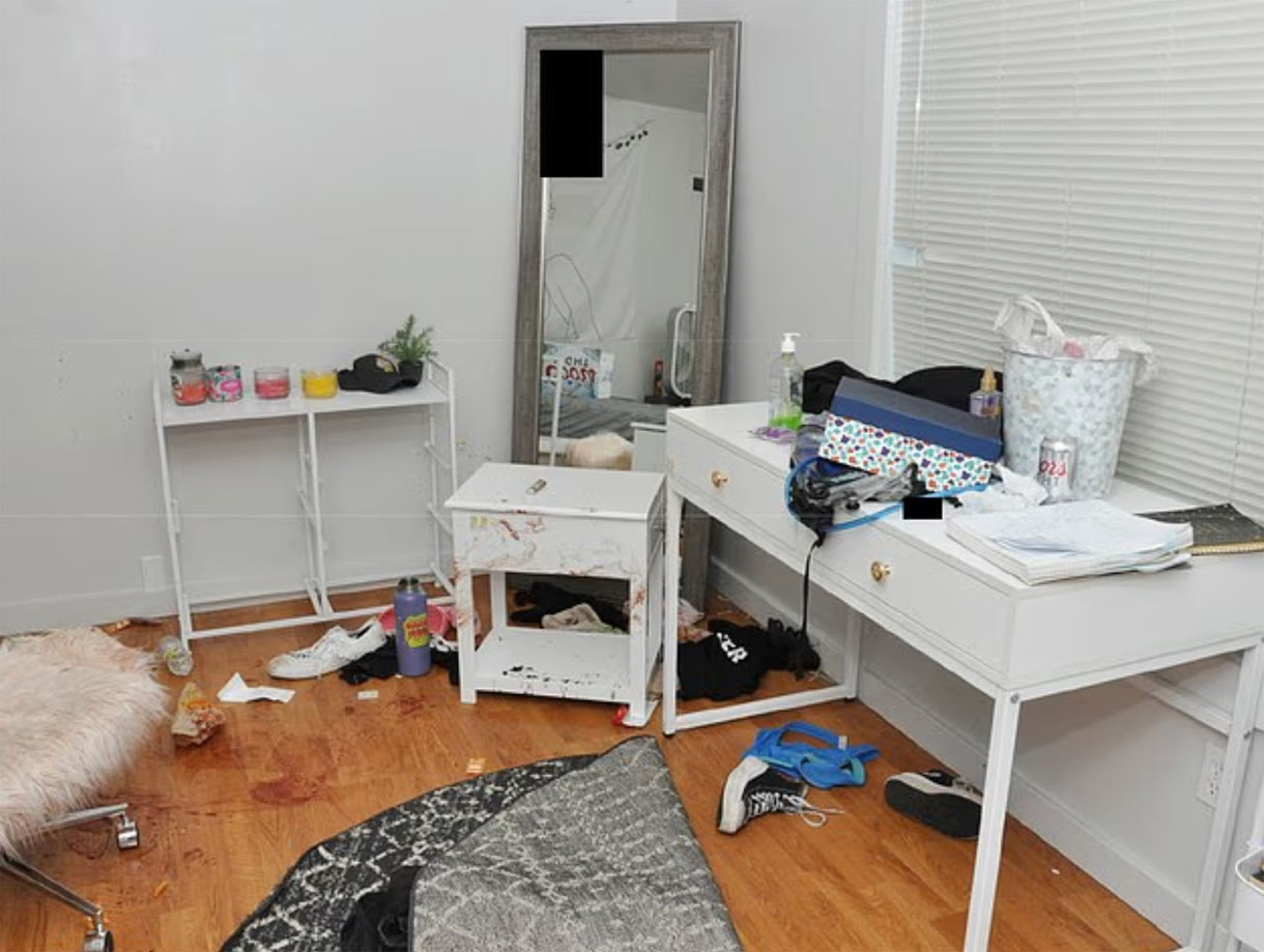 Xana Kernodle room turned upside down