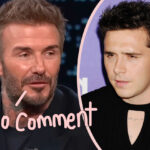 David Beckham Dodges Questions About Brooklyn Feud After Son's Explosive Instagram Posts -- WATCH!