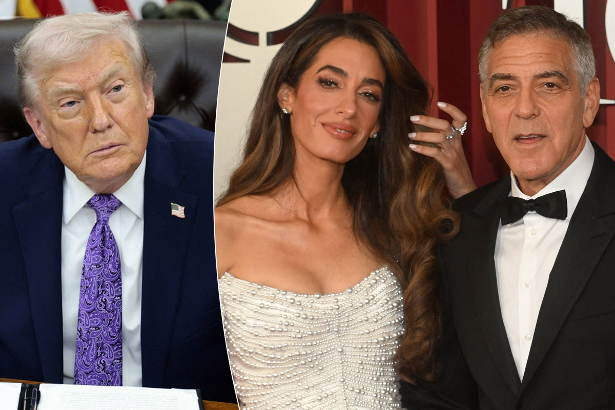 George Clooney Fires Back After Trump Takes Aim At His & Wife Amal’s Dual Citizenship