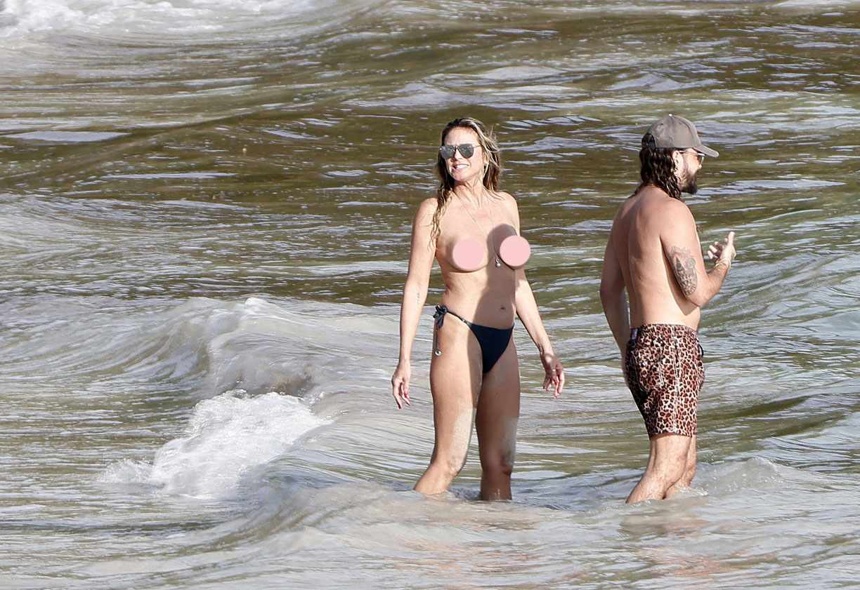 Heidi klum topless st. barts photos