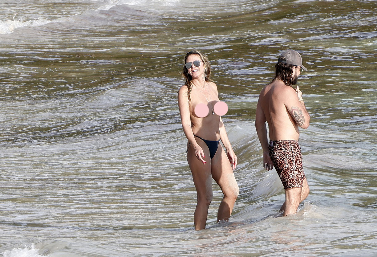 Heidi klum topless st. barts photos