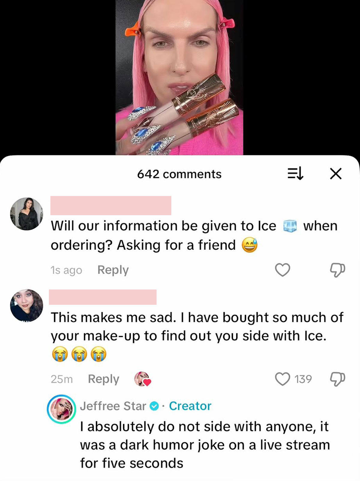 Jeffree Star Responds To Fan Disappointment After He Made SUPER 'Dark' Joke About Latinos & Deportation Centers 
