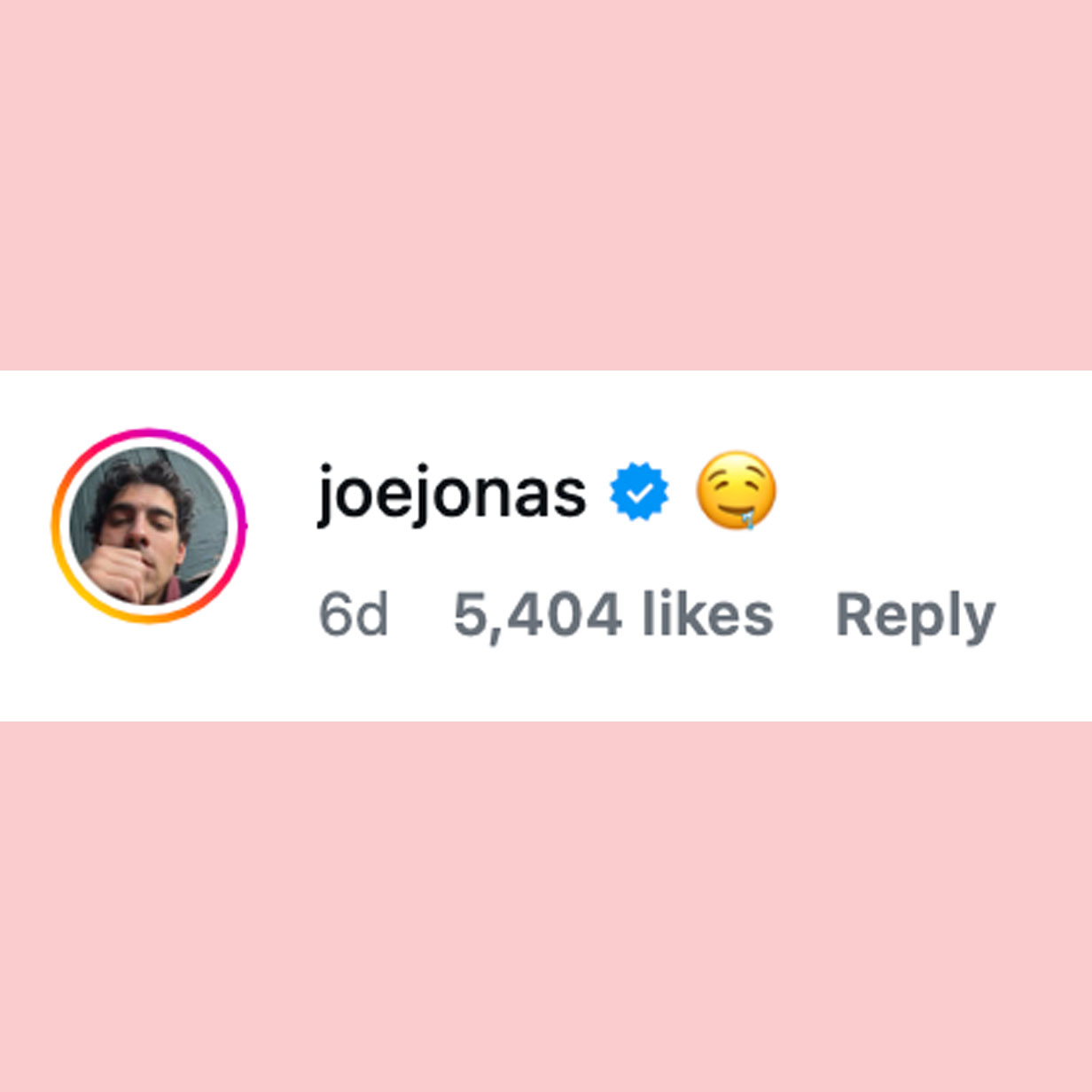 Joe Jonas comment on tatiana Gabriela page