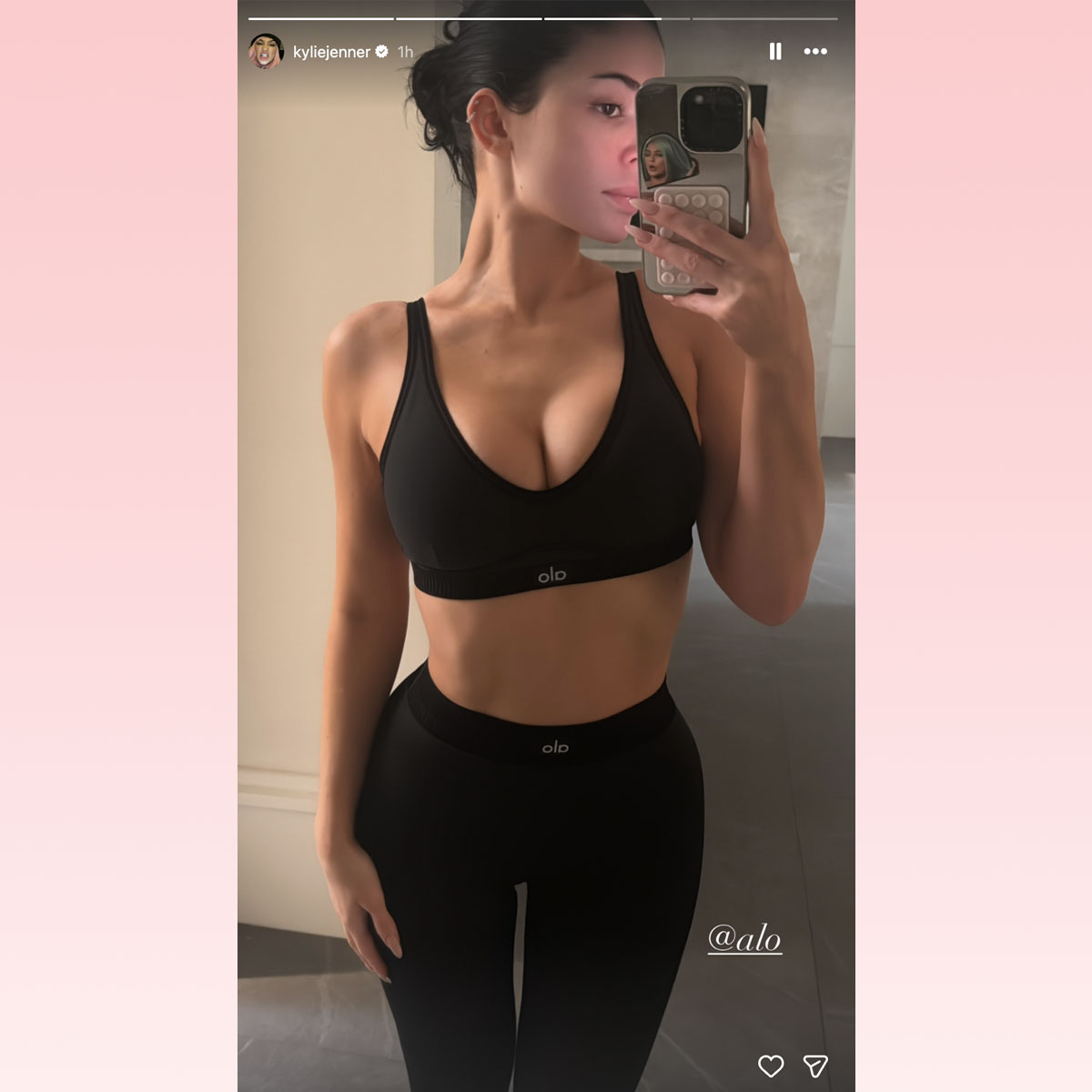 Kylie Jenner in ALO after 2026 Critics Choice Awards