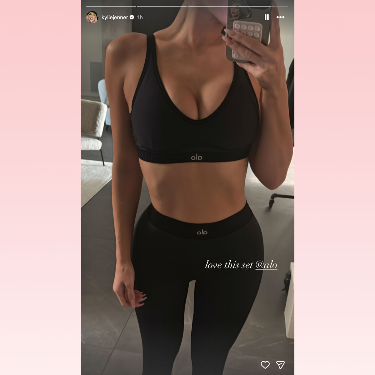 Kylie Jenner in ALO after 2026 Critics Choice Awards