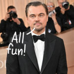 Leonardo DiCaprio Got REAL Silly During Golden Globes Commercial Break, REAL Silly -- WATCH!