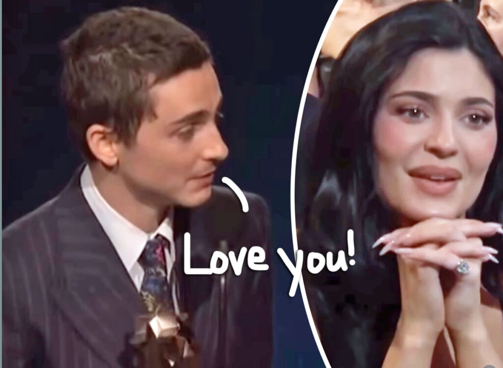 Timothée Chalamet Fights Back Tears Professing Love For Kylie Jenner While Accepting Critics Choice Awards!