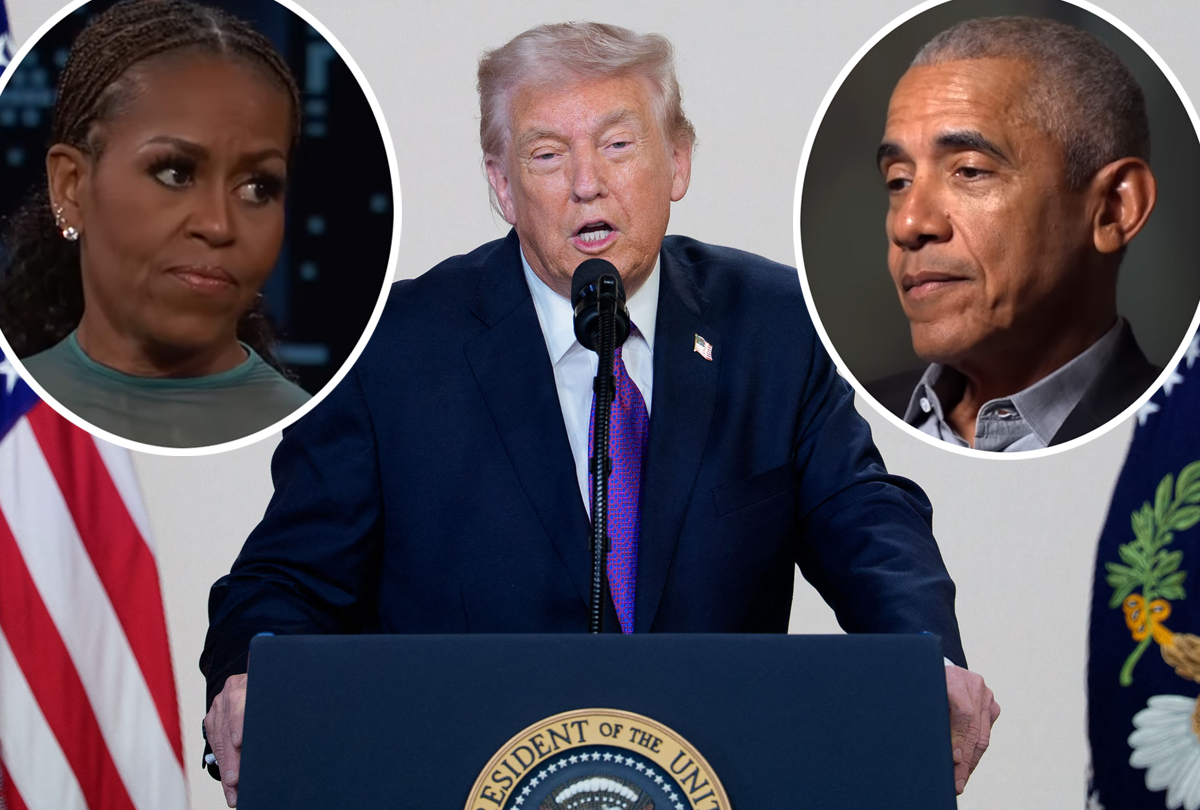 Trump Posts EXTREMELY Racist Video Of Barack & Michelle Obama As Apes – A Deeply Harmful Trope With A Long History Of Dehumanization