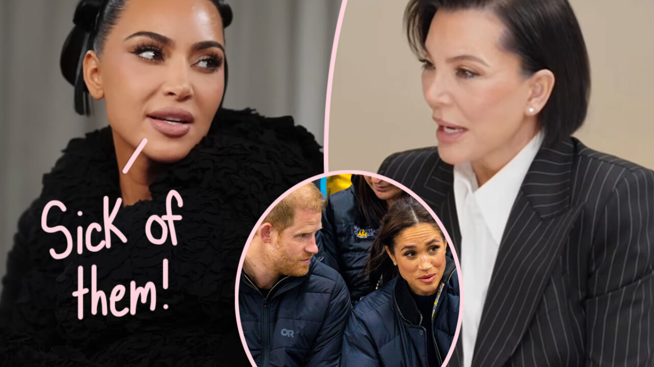 Kim Kardashian Overrules Kris Jenner On Future Of Meghan Markle & Prince  Harry Friendship After Photogate! - Perez Hilton