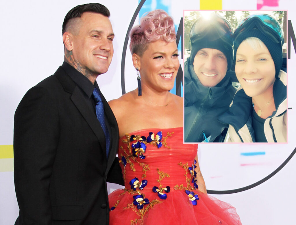 Pink Claims Everything's Fine With Carey Hart -- But They Were Sparking Split Speculation Long Before Shocking Report! LOOK!