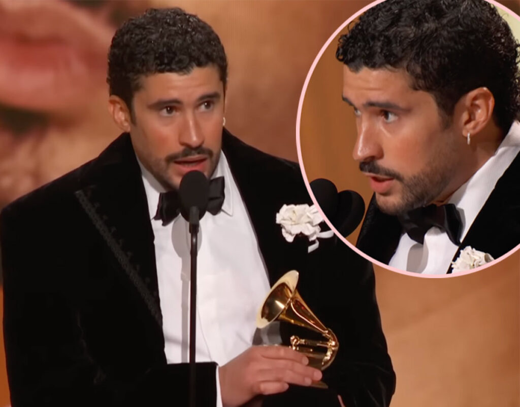 Bad Bunny Calls Out ICE And Makes Grammys History As First Artist To Win Album Of The Year For An All Spanish Language Album -- Watch His Powerful Acceptance Speeches!