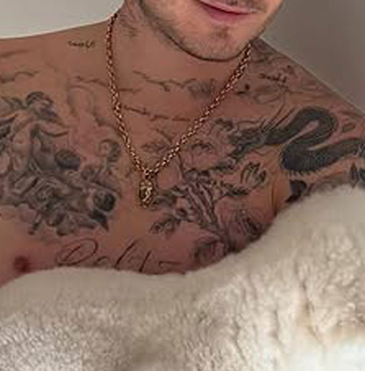 Brooklyn Beckham Covers Up Meaningful David Tattoo Amid Feud With His Parents