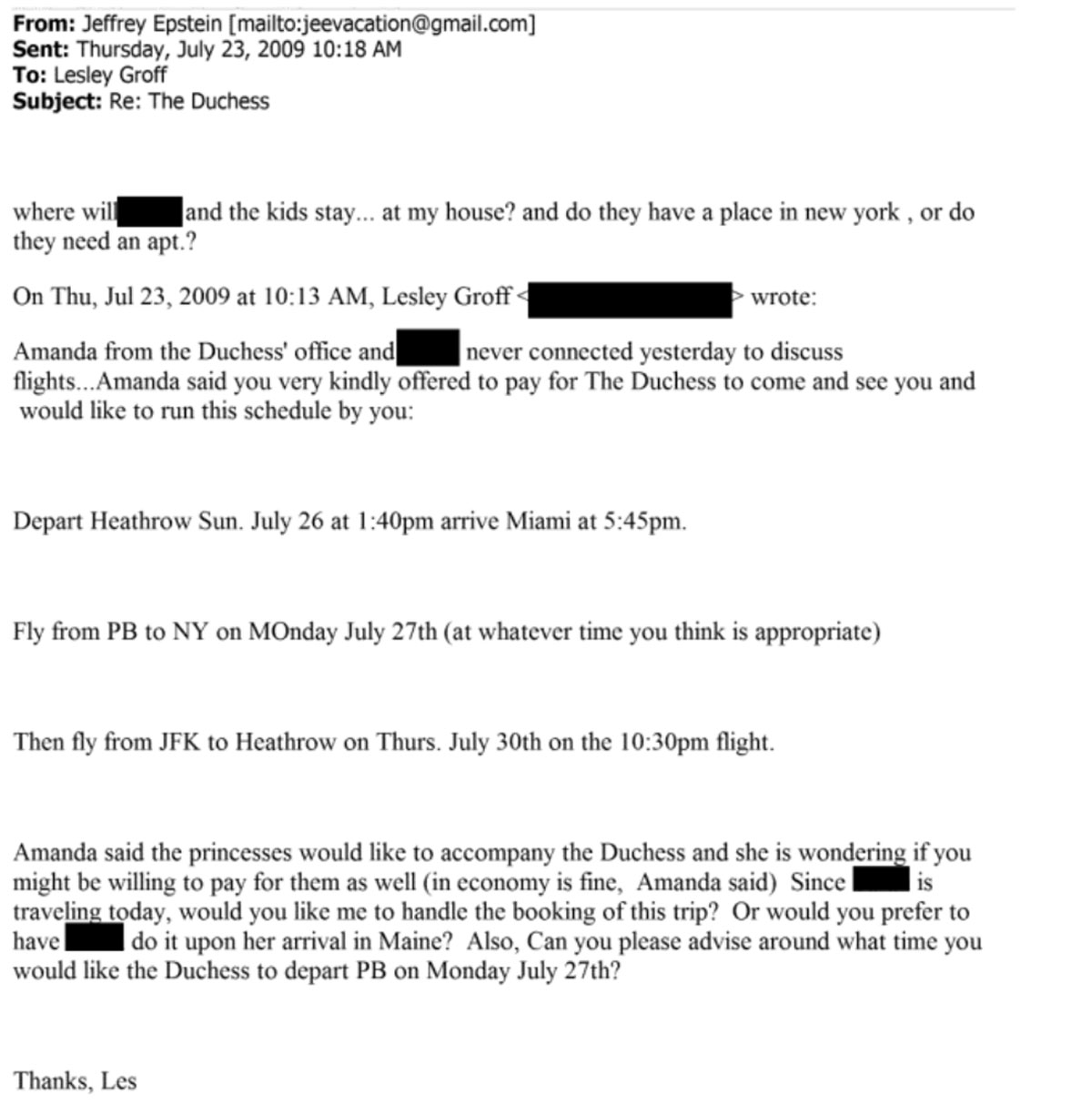 EMBARRASSING! New Epstein Emails Show How Sarah Ferguson Begged For First Class Treatment -- And How He Responded!!
