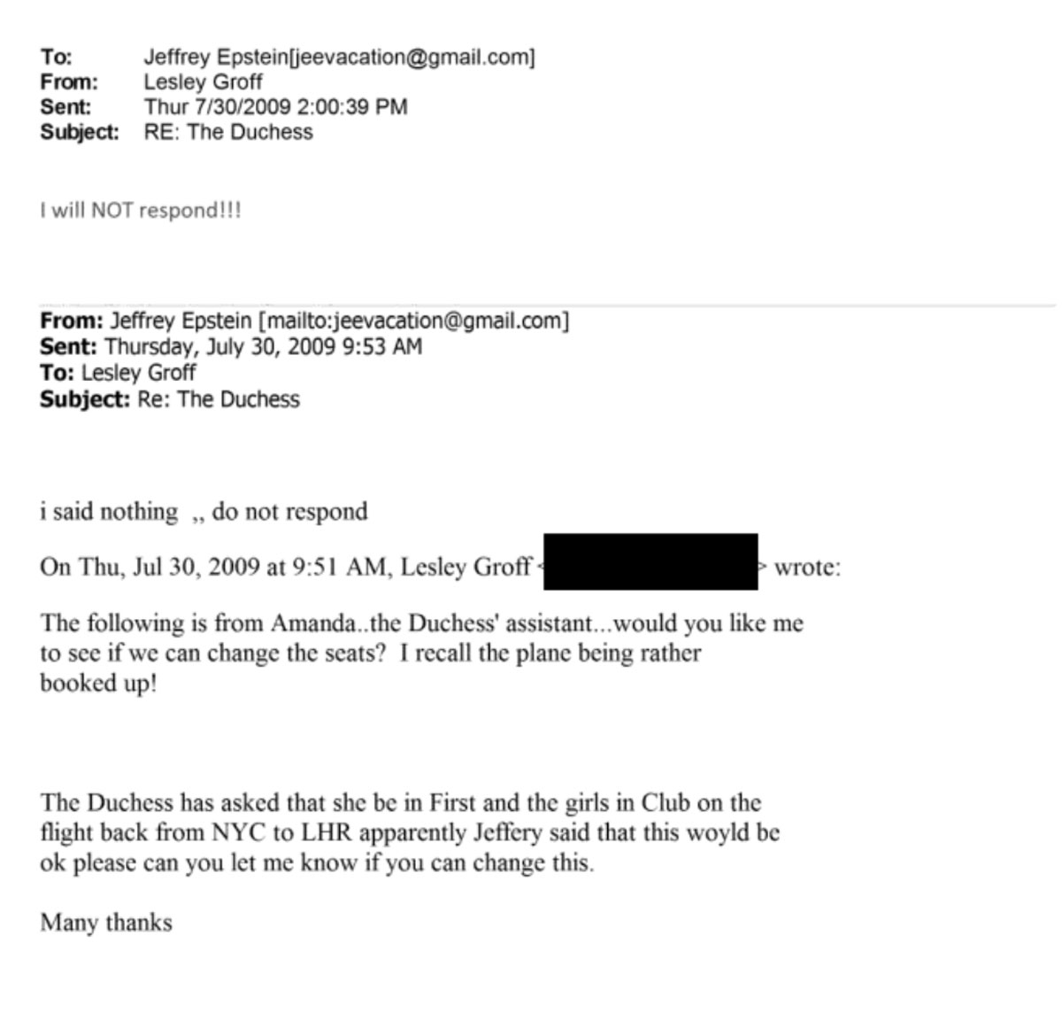 EMBARRASSING! New Epstein Emails Show How Sarah Ferguson Begged For First Class Treatment -- And How He Responded!!